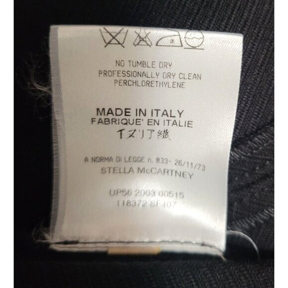 STELLA MCCARTNEY Black Ribbed Knit Bodycon Dress - Picture 14 of 17